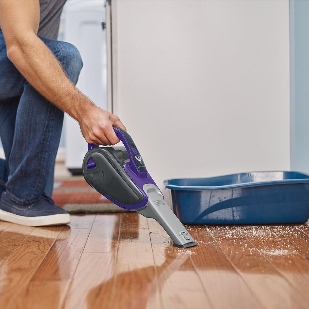 Black & Decker 10.8V 27Wh Cordless Handheld Pet Vacuum Cleaner With 2.5Ah Li-Ion Battery بلاك اند ديكير مكنسة كهربائية لاسلكية محمولة للحيوانات الاليفة 10.8 فولت 27 واط في الساعة مع بطارية ليثيوم ايون 2.5 Black & Decker 10.8V 27Wh Cordless Handheld Pet Vacuum Cleaner With 2.5Ah Li-Ion Battery بلاك اند ديكير مكنسة كهربائية لاسلكية محمولة للحيوانات الاليفة 10.8 فولت 27 واط في الساعة مع بطارية ليثيوم ايون 2.5